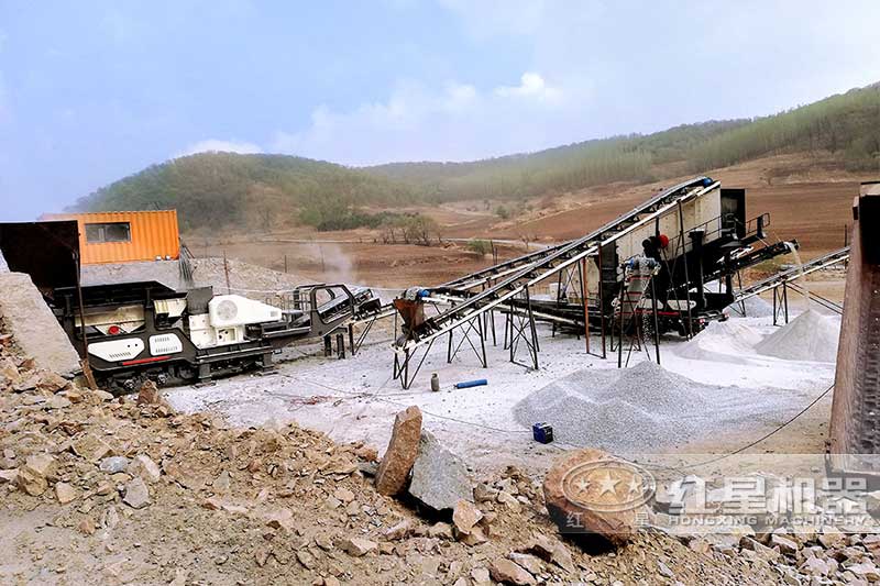 青石移動磕石機現場實拍 青石移動磕石機現場實拍