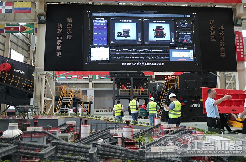 客戶參觀紅星機(jī)器工廠