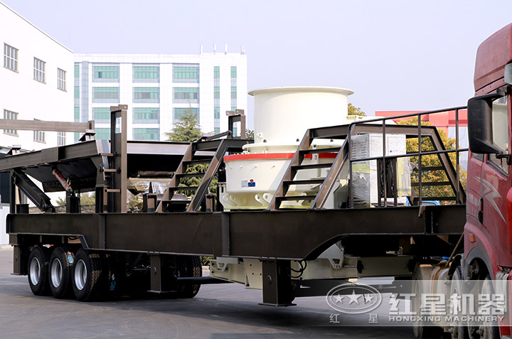 移動石粉制砂機發貨現場，到場即可作業